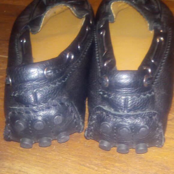 Coach - Women's 7.5 B - Black Leather Driving Loafers Tassel Comfortable Shoes - Picture 6 of 8